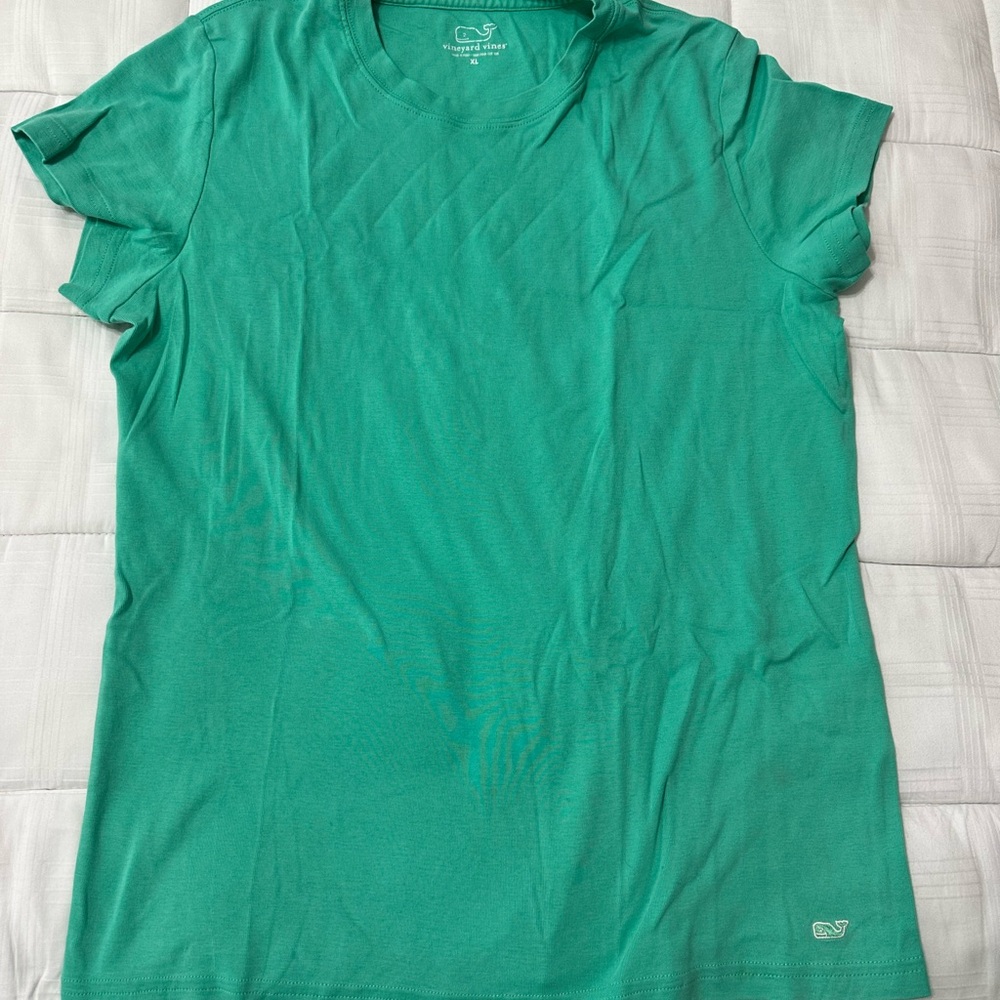 Vineyard Vines Women's Teal Short Sleeve Tee